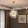 New Modern Crystal Dandelion Chandelier Lighting Pendant Light for Living Room Dining Home Decoration Led Ceiling Hanging Lamp