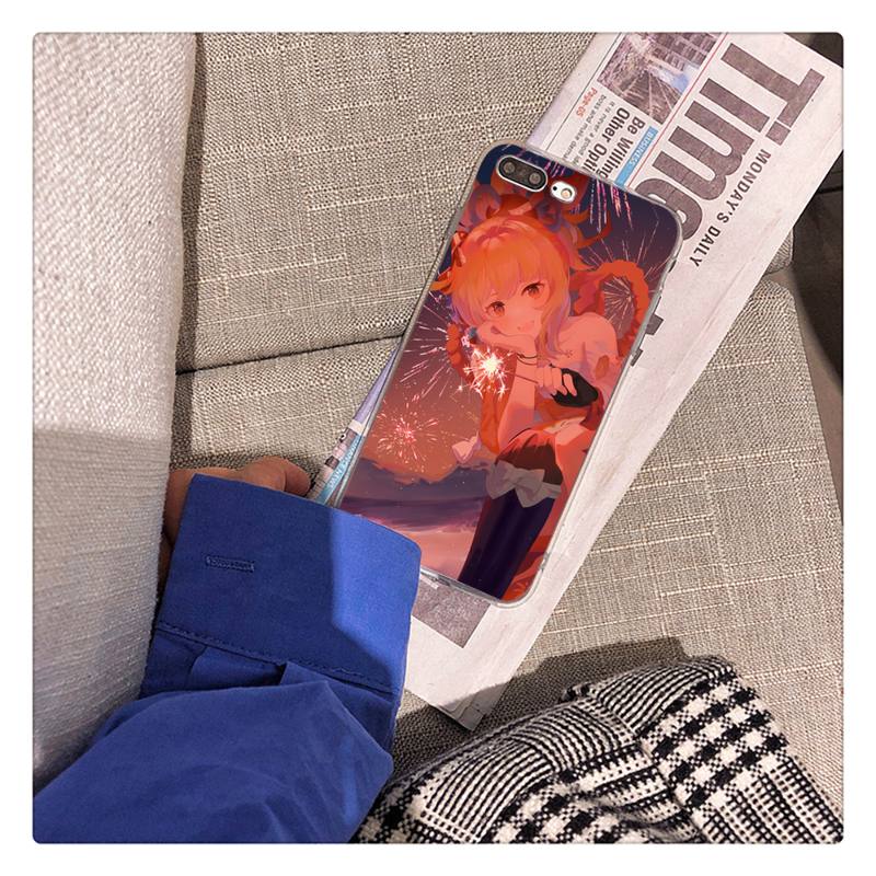 Чехол для телефона Genshin Impact Yoimiya для iPhone 11 12 13 mini pro XS MAX 8 7 6 6S Plus X 5S SE 2020 XR