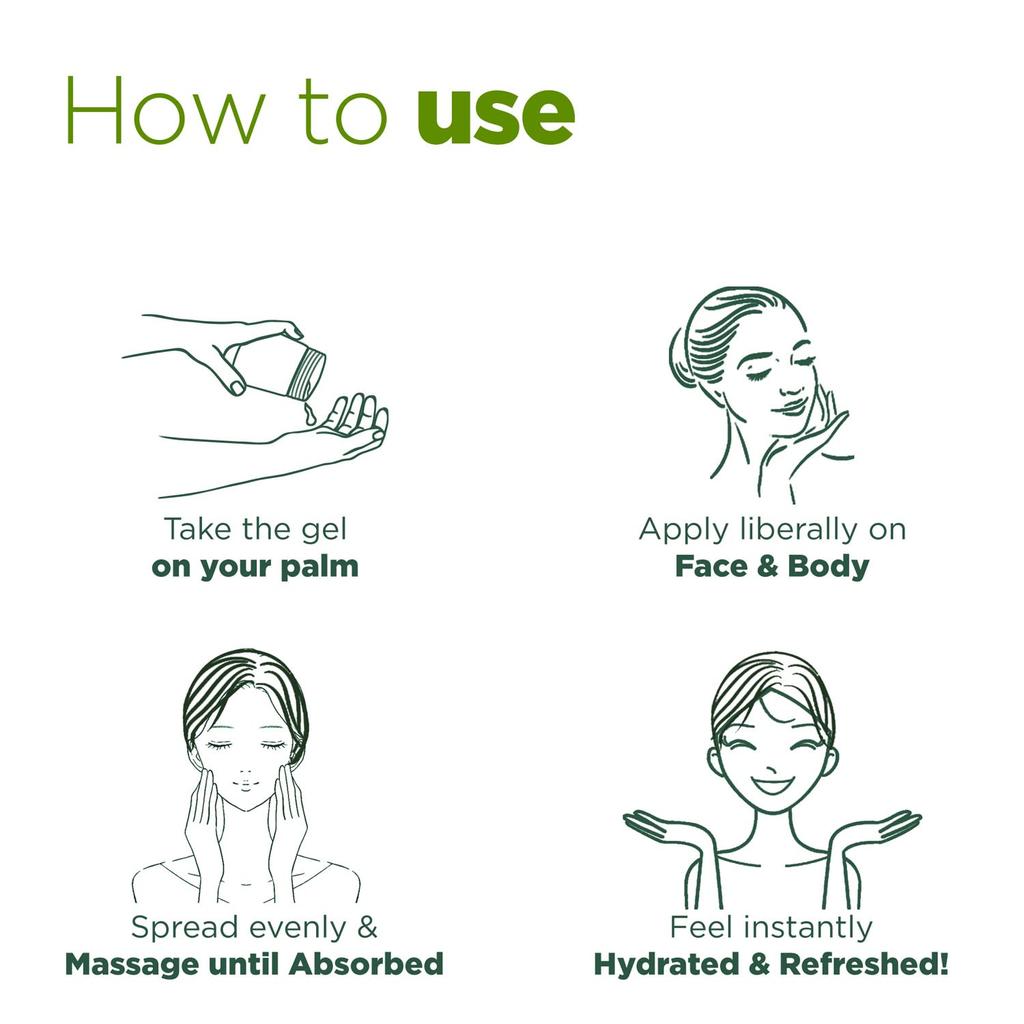 Boroplus Гель Алоэ Вера с Зеленым Чаем Витамином Е для Увлажнения Питания Увлажнения Защиты Кожи и Волос Упаковка 200 мл