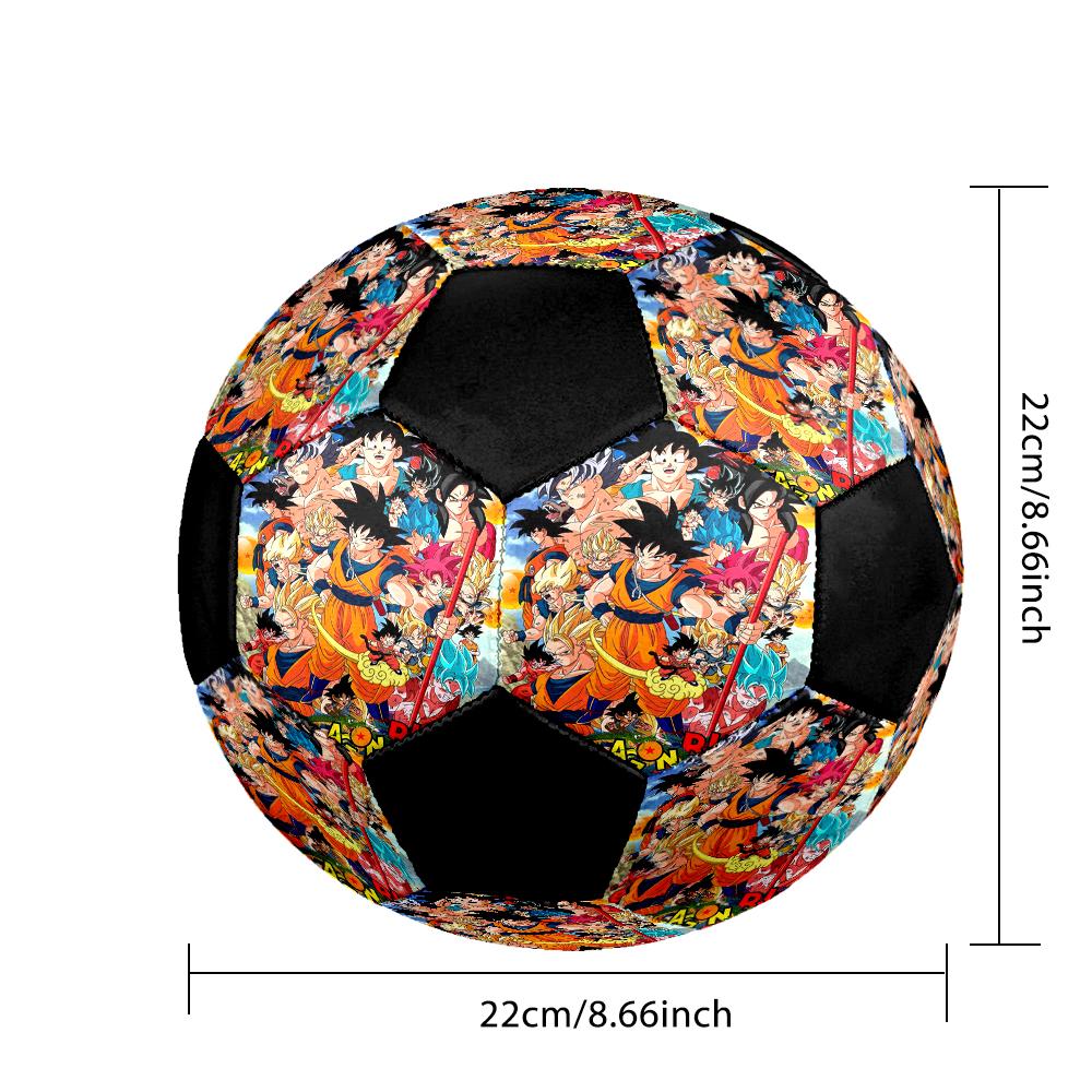 Dragon Ball Indoor Soccer Ball Colorful Machine Stitched PVC Size 5 Team Training Competition Ready Durable High-Bounce Cool Sports Gift