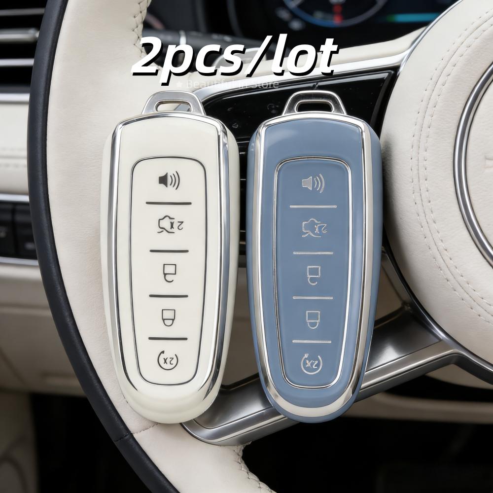2 шт./лот Чехол-оболочка для брелока автомобиля Ford Escape Focus C Max Kuga Edge Explorer Taurus