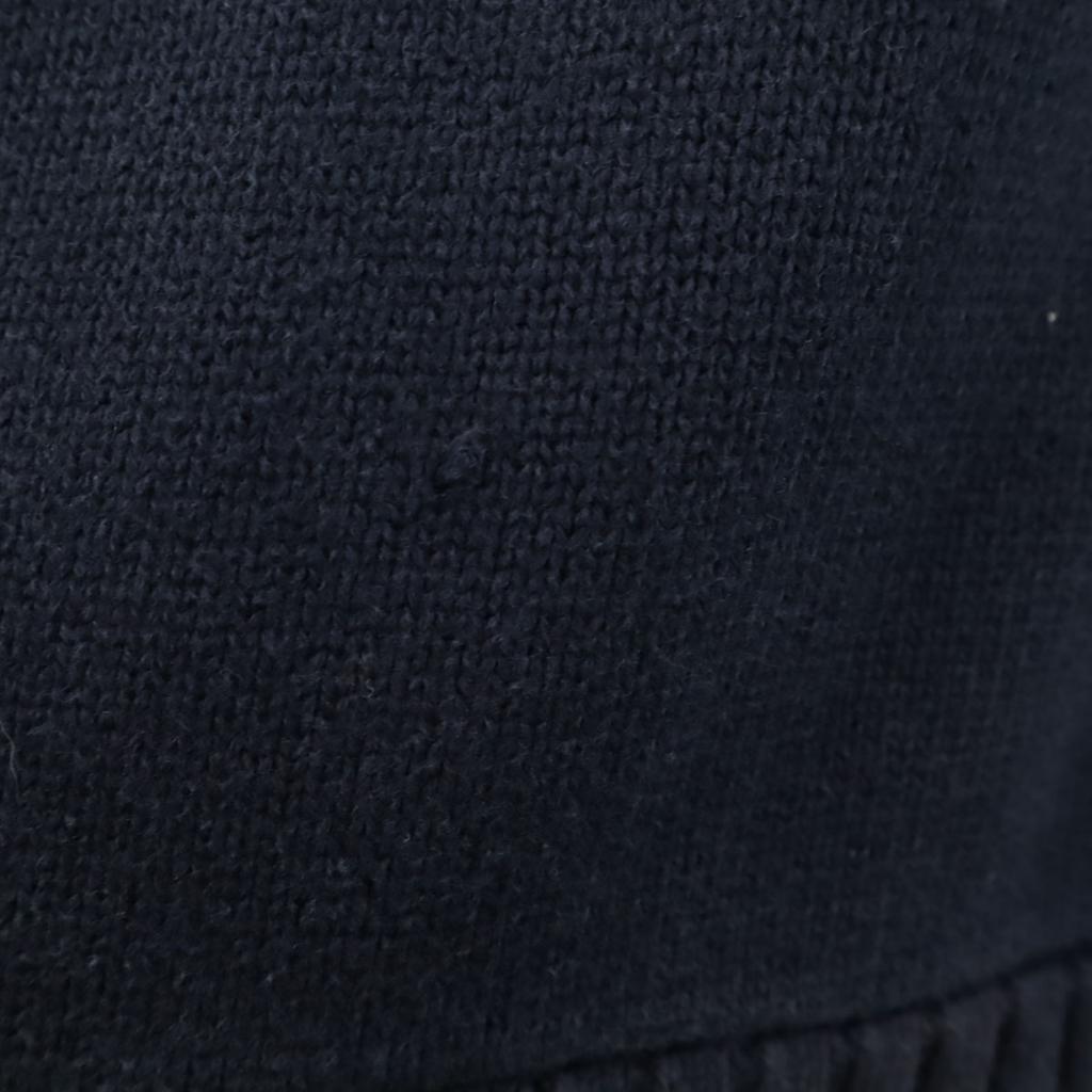 Tommy Hilfiger 90-е Старый Вязаный Парка с длинным рукавом XS Темно-синий Мужской Б/У