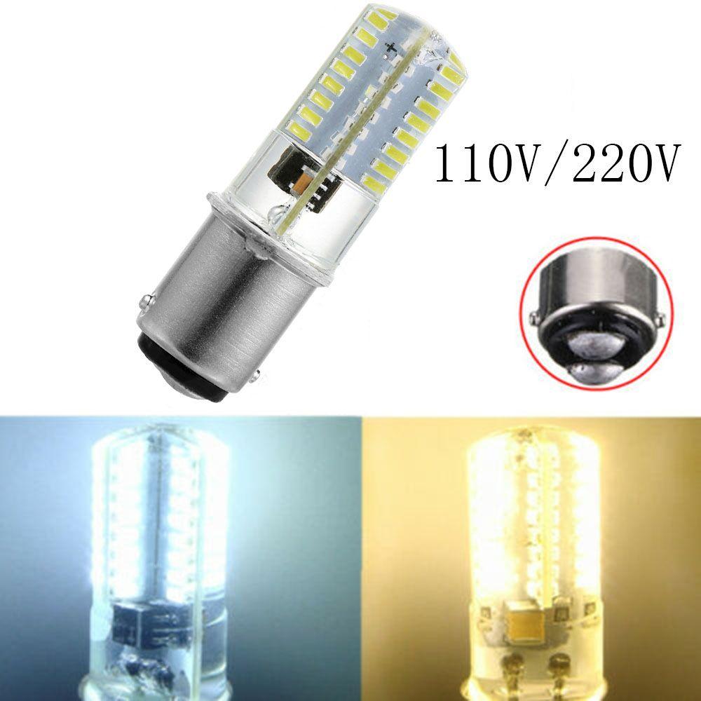 For Sewing Machine 2.6W 3014 LED Corn Bulbs 110/120V BA15D Crystal Lamp