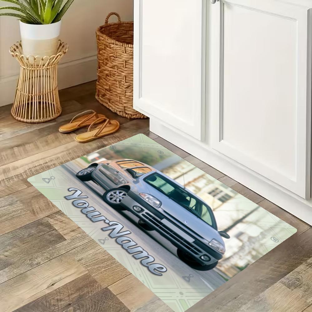 Renault Trucks Personalized Text Kitchen Mats Durable Bathroom Pads Rugs Carpets For Kitchen Sink Laundry Room Bathroom Decor