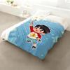 Anime Cute Anime Kotaro Lives Alone Throw Flannel Throw Blanket: Soft Kid-Friendly Warm Anti-Static All Season Washable Couch
