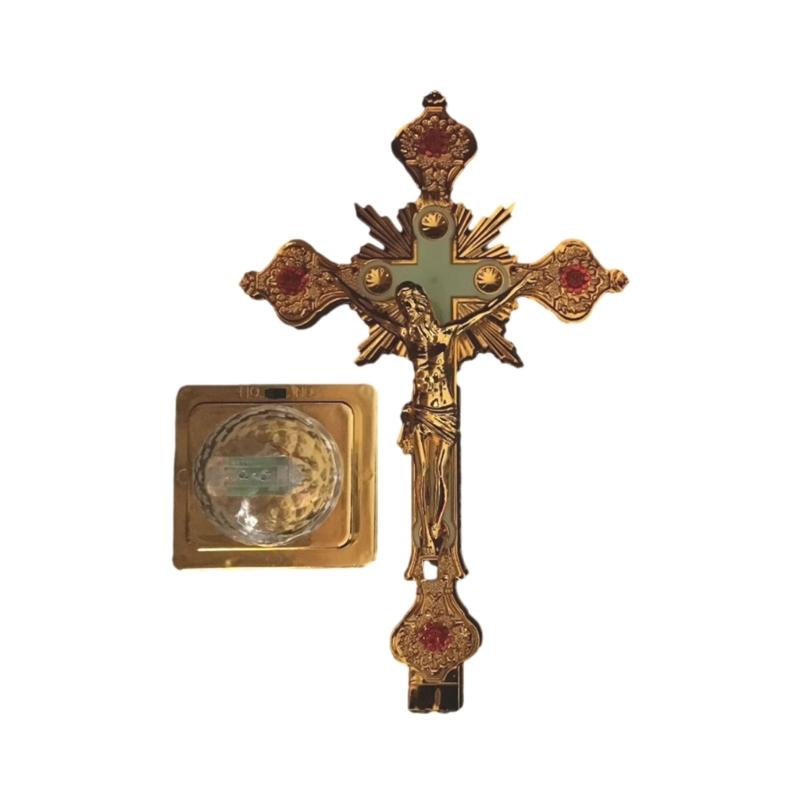 Орнамент в стиле барокко со светодиодной подсветкой Христианский католический распятие Домашний декор Прямая поставка