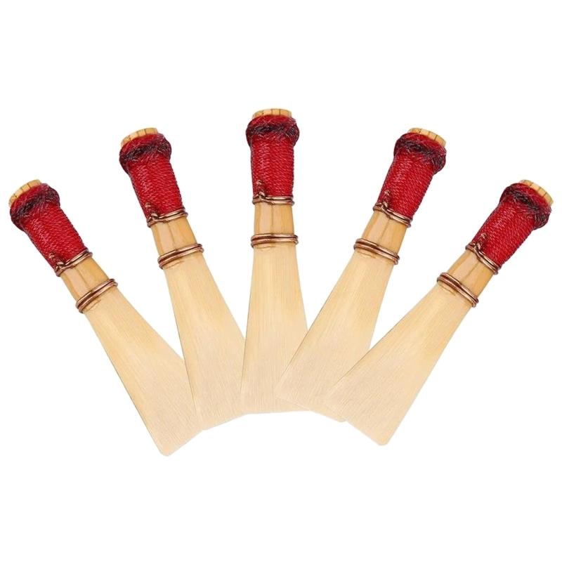 2 шт. Тростниковая свирель Басоновый тростник Натуральные тростники для басоона с прозрачной защитной f