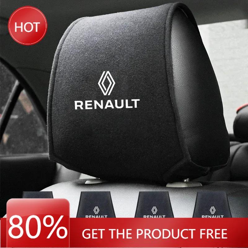 2026 Горячие Для Renault Колпаки на колеса 1 шт. Логотип автомобиля Подушка на спинку сиденья Подушка на подголовник Полотенце Для Renault Megane 2 3 4 Twingo Clio Talis