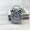 Metal Ringing Alarm Clock Double Ringing Clock Big Ringtone North Star 4-inch Electroplated Ringing Clock Bedside Clock Simple Small Alarm Clock
