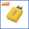 6 портов USB PD зарядное устройство 65 Вт быстрая зарядка Type C дорожный адаптер USB QC 3.0 для iPhone 14 15 Pro Xiaomi 13 Pro Samsung Huawei P60