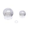 10Pcs Acrylic Clear Display Stand Sphere Holder For  Ball Base Support