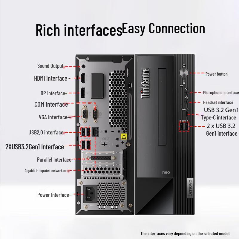 Lenovo Бизнес-настольный ПК ThinkCentre S500 с 27-дюймовым монитором (Китайская версия)