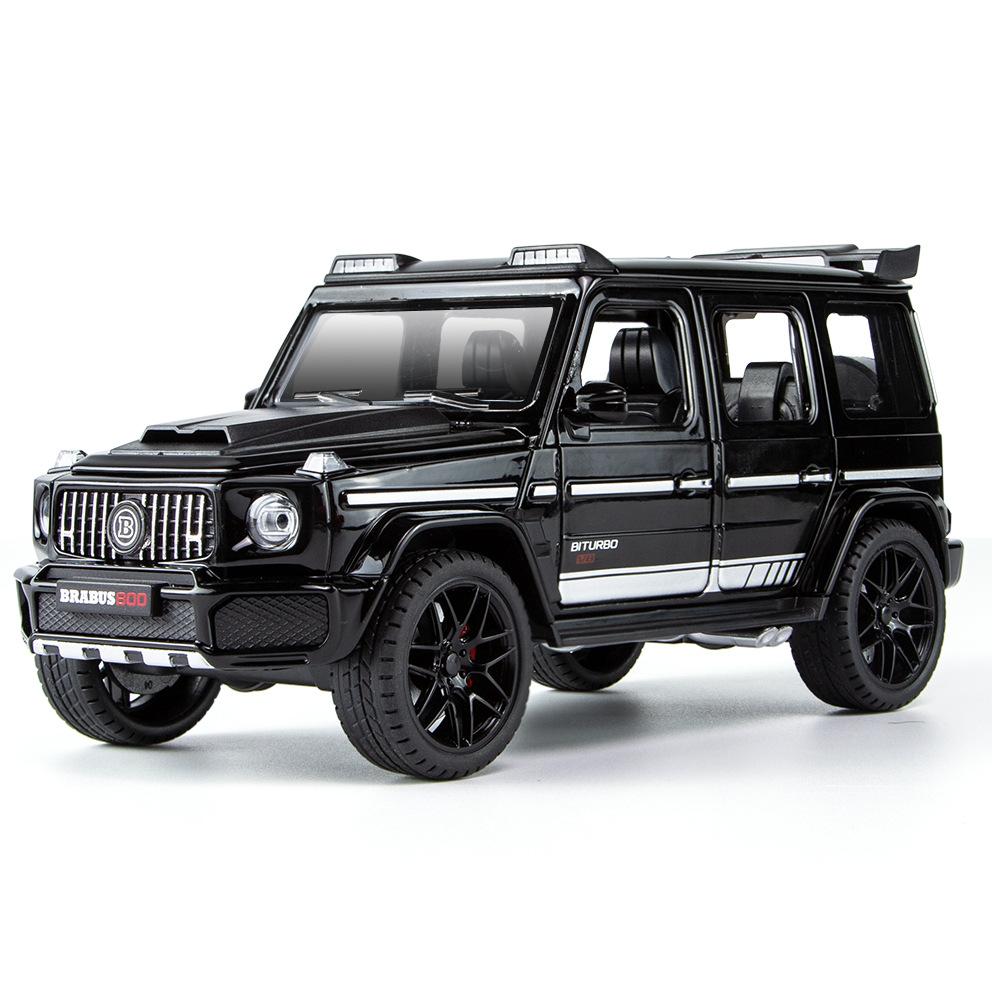1:22 масштаба Benz G800, литая под давлением модель автомобиля из сплава, игрушечный автомобиль с откатным механизмом со светом и звуком для мальчиков и взрослых, подарок