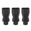 3Pcs IEC320 C14 To IEC320 C5 Power Adapter PVC Shell C14 To C5 Converter Plug 2.5A‑10A 250V 2500W