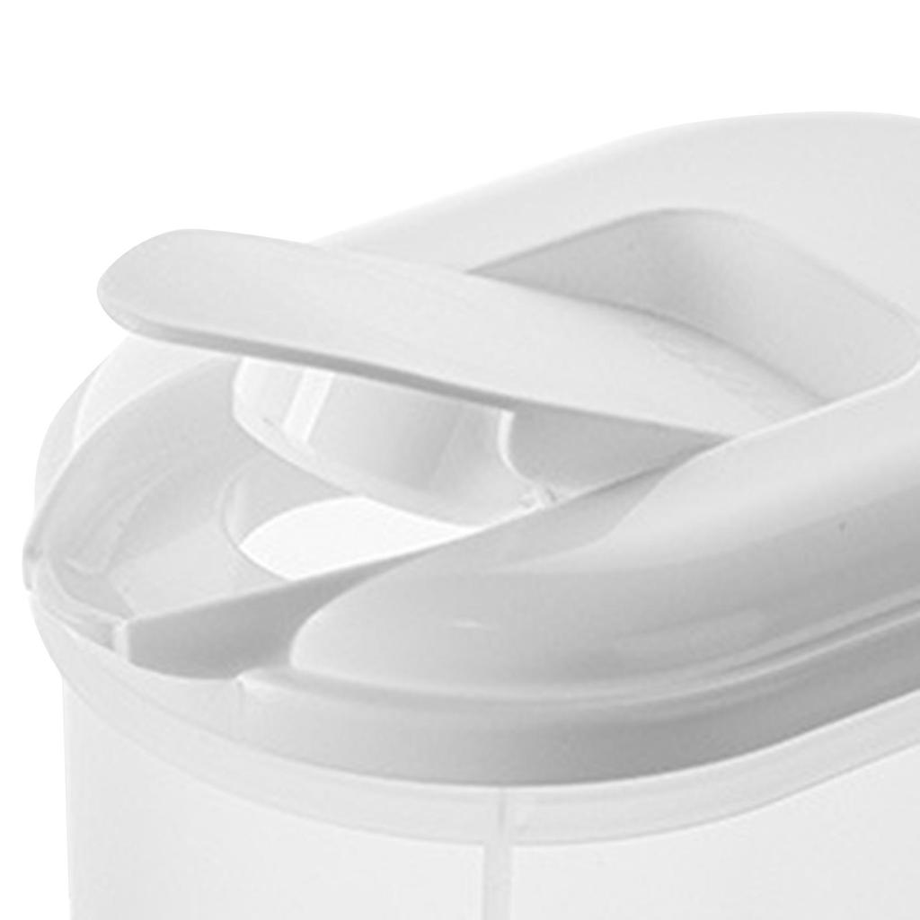 Plastic Pitcher with Lid Portable Clear Multipurpose Refrigerator Cold Water Kettle for Iced Tea Beverage Juice Milk Household