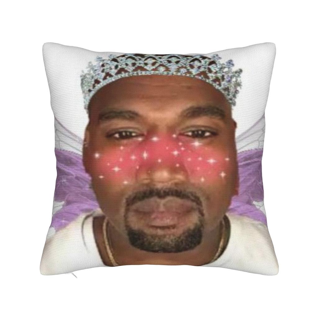 K-kanyes w-wests смешные мемные наволочки Чехол для подушки Подушки Новый стиль Декор дивана Молния Разные размеры