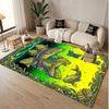 Decorative Artwork Theme Soft Crystal Velvet Rug Custom Name & Text Print Non Slip Floor Rug for Bedroom Living Room