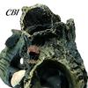 Resin Fish Cave Decaying Trunk Aquarium Hideout, Betta Shelter with Multiple Holes And Tank Caves, Decorative Log Hide for Shrimp Corydoras Hideout