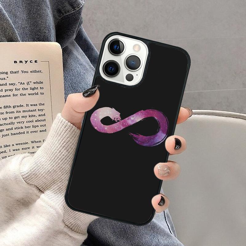 Чехол для телефона Dream infinity для iPhone 17 Air 16 16e 15 Plus для Apple 13 11 12 14 Pro Max Cover coque Shell