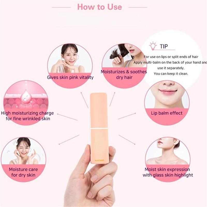 Коллагеновый мультибальзам-карандаш против морщин, увлажняющий мультибальзам против морщин, осветляющий тусклый тон кожи, крем, корейская косметика