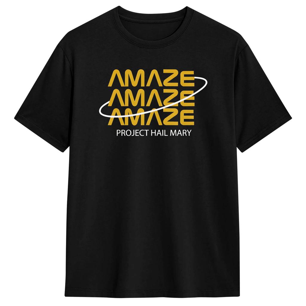 Project Hail Mary Tshirt Unisexs Y2k Basic T Shirts Summer O Neck Fashion Tee Shirt Pattern Oversize Clothing