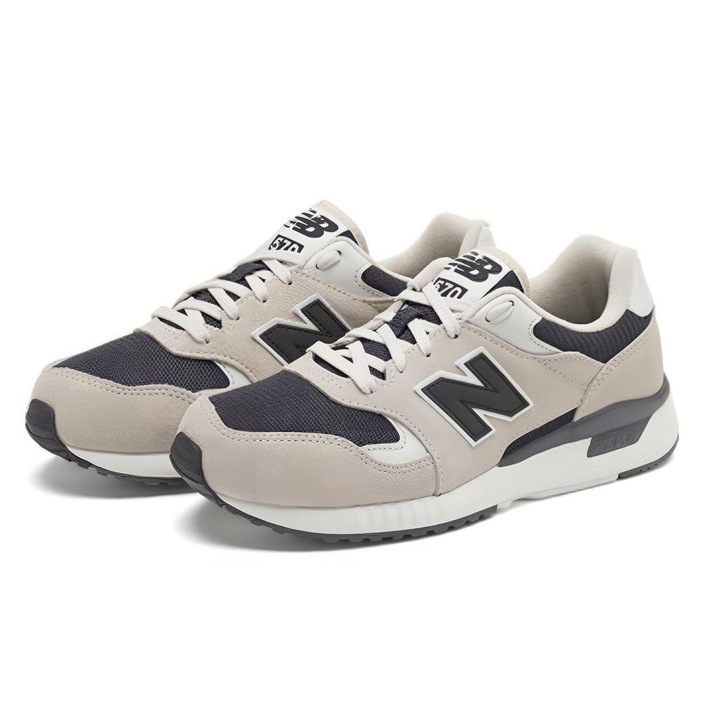New Balance Серия 570 Бежевый Черный D Широкие 'Кремово-белый Черный' ML570BNA