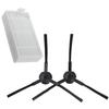2 щетки + 1 фильтр для робота-аспиратора Ilife V5.V5S.V5Pro, Medion Md16192/18500