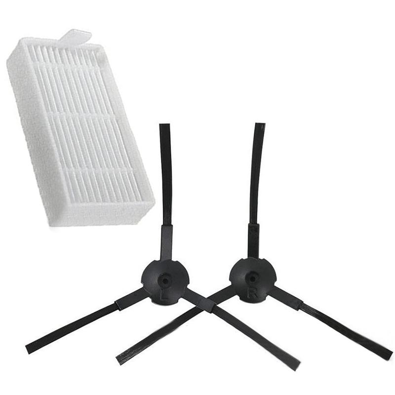 2 щетки + 1 фильтр для робота-аспиратора Ilife V5.V5S.V5Pro, Medion Md16192/18500