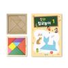 Gabe Family Color Tangram + Wooden Tangram + Tangram Play Level 1 Textbook KS1413, Korean Popular Puzzles