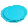 Assiettes En Carton - Set De 20 - 23 Cm - Unies - Couleur Bleu