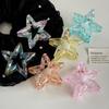 Заколки для волос со звездочками, вырезанными лазером, зажим-коготь для хвоста, аксессуары для волос на затылок