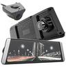 Front and Rear Camera Drive Recorder with Digital Inner Dual HD Night Parking and 32GB SD Card Included Mirror, G-Sensor, Wide-Angle, Cameras, GPS,