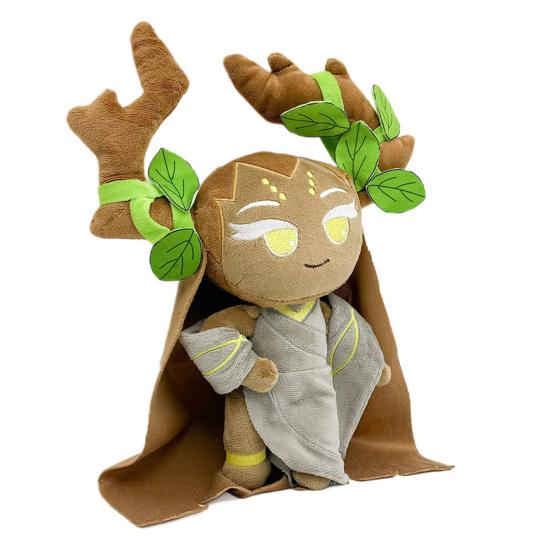 Плюшевая игрушка Shadow Milk Cookie Мягкая набивная фигурка из Cookie Run Обнимаемая коллекционная кукла Подарок для снятия стресса для фанатов Детей