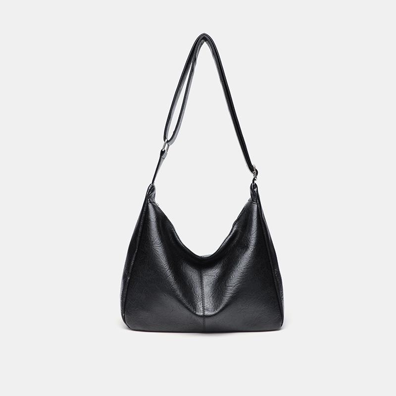 Женская сумка-мессенджер из мягкой кожи в стиле ретро 2025 года — вместительная универсальная сумка-тоут через плечо