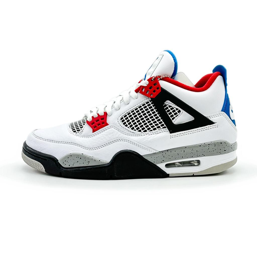 CI1184-146 Nike Air Jordan 4 Retro What The 4 Огненно-красный Военно-синий Серый (Мужской