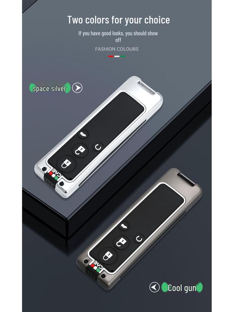 BYD G5/G Key Case: Luminous Protective Metal Shell for 2016-2018 Surui Remote Control