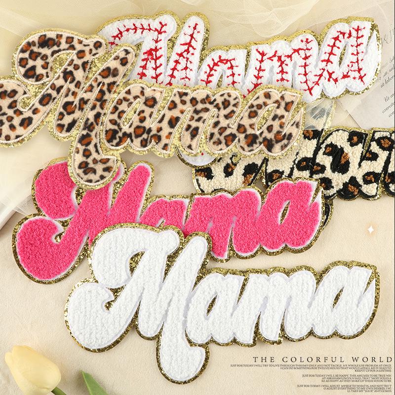 Вышитая этикетка на обувь и шляпу значок вышитая наклейка полотенце вышитые английские буквы одежда аксессуары аксессуары нашивка наклейка на ткань