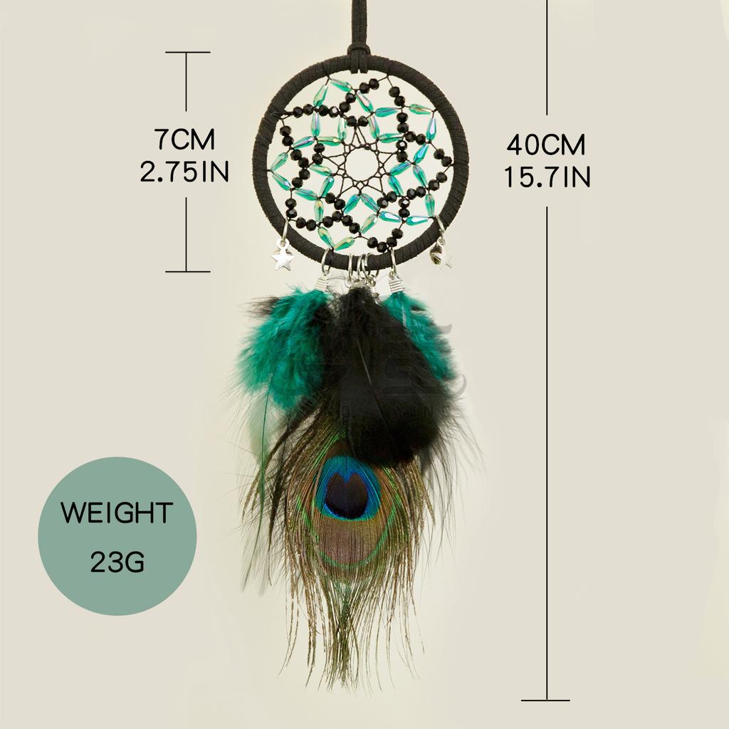 Подвеска на зеркало заднего вида автомобиля с павлиньими перьями, Подвеска для автомобиля, Премиальные ощущения, Подвеска для автомобиля, Украшения для автомобиля