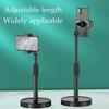 Mobile Phone Holder Universal Table Cell Phone Stand Retractable Adjustable Phone Mount for Live Broadcast Video