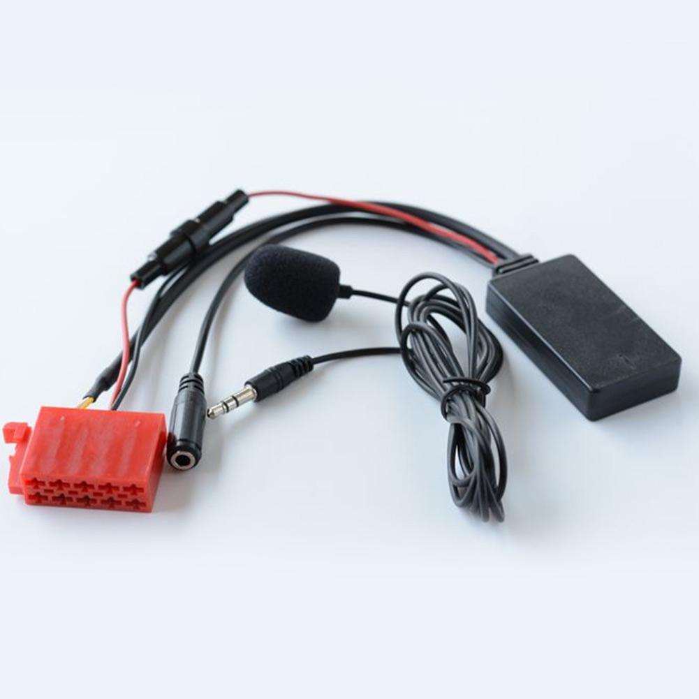 Bluetooth-совместимый музыкальный адаптер AUX для Mercedes W124 W140 W202 W210 с микрофоном