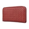 Bottega Veneta Handwoven Lambskin Wallet Men wallet Brick-Red 114076-V001N-6329