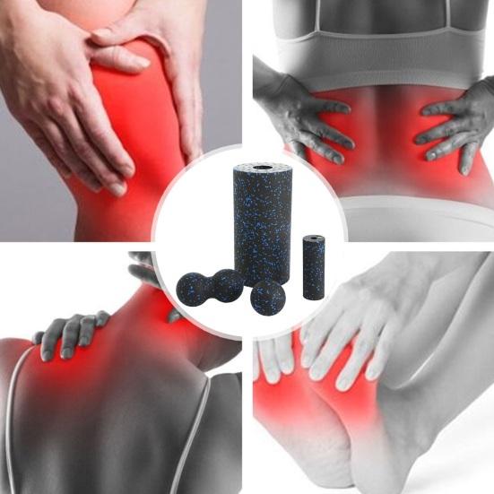 4 шт./набор EPP пенный ролик фасциальный мяч высокой плотности облегчение боли в спине йога упражнения