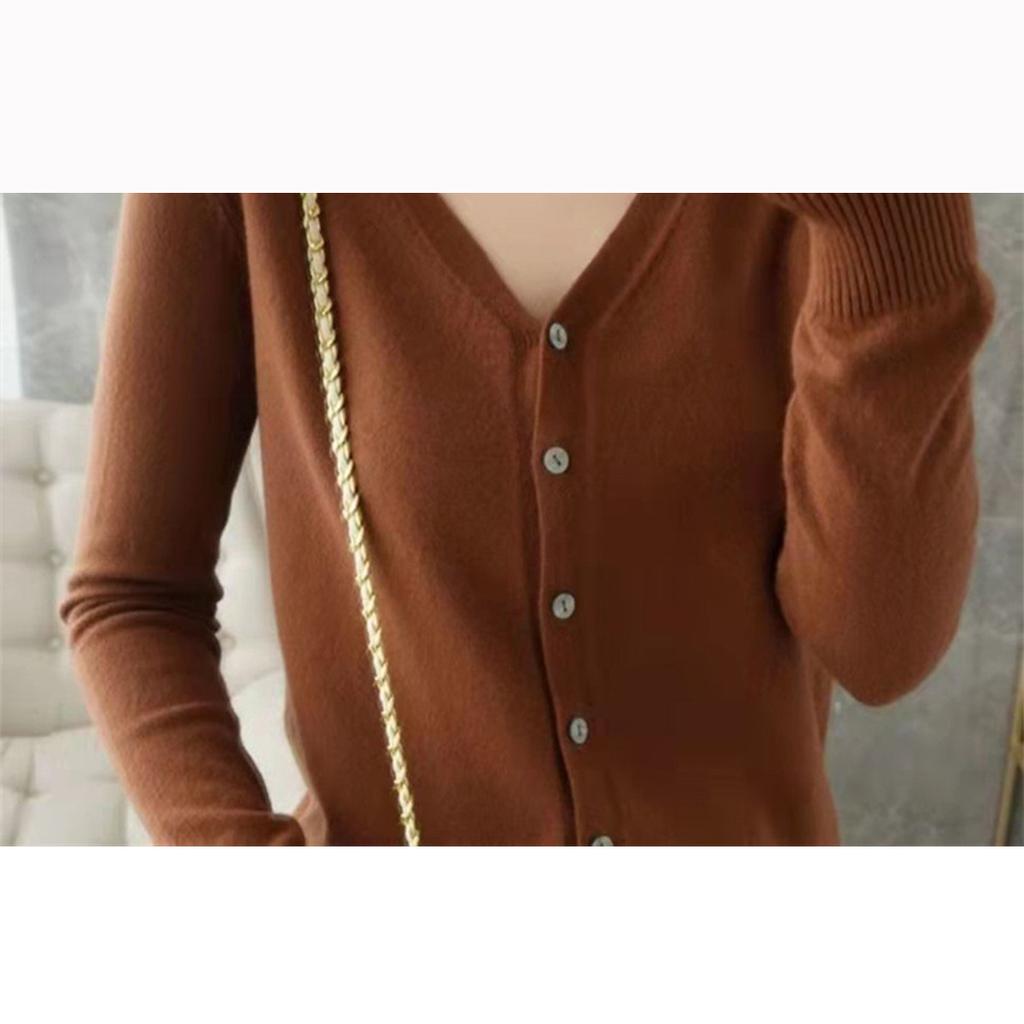 Женский трикотаж с V-образным вырезом, однобортный, на пуговицах, пуловеры, свитера женские, осень-весна, с длинным рукавом, короткие, маленькие, свежие, верхняя одежда, трикотажные кардиганы, топы