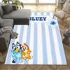 Bluey Christmas Celebration Floor Mat Perfect for Hallway Balcony Game Room Bedrooms Antislip Carpet Decorate Offices Birthday/Christmas Gift