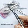 Swan 3.0mm PRO Cuticle Scissors - Small Blade, Stainless Steel, Professional Nail Technician Tool