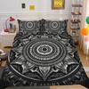 3D Mandala Printing Comforter Cover Set Double Size Polyester Duvet Cover Fashion Highend Home Bedclothes