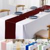 Satin Table Runner 108 X 12 Inch Wrinkle-Free Table Runner Solid Color Table Runner for Wedding Birthday Parties Banquets Dining Table Decor
