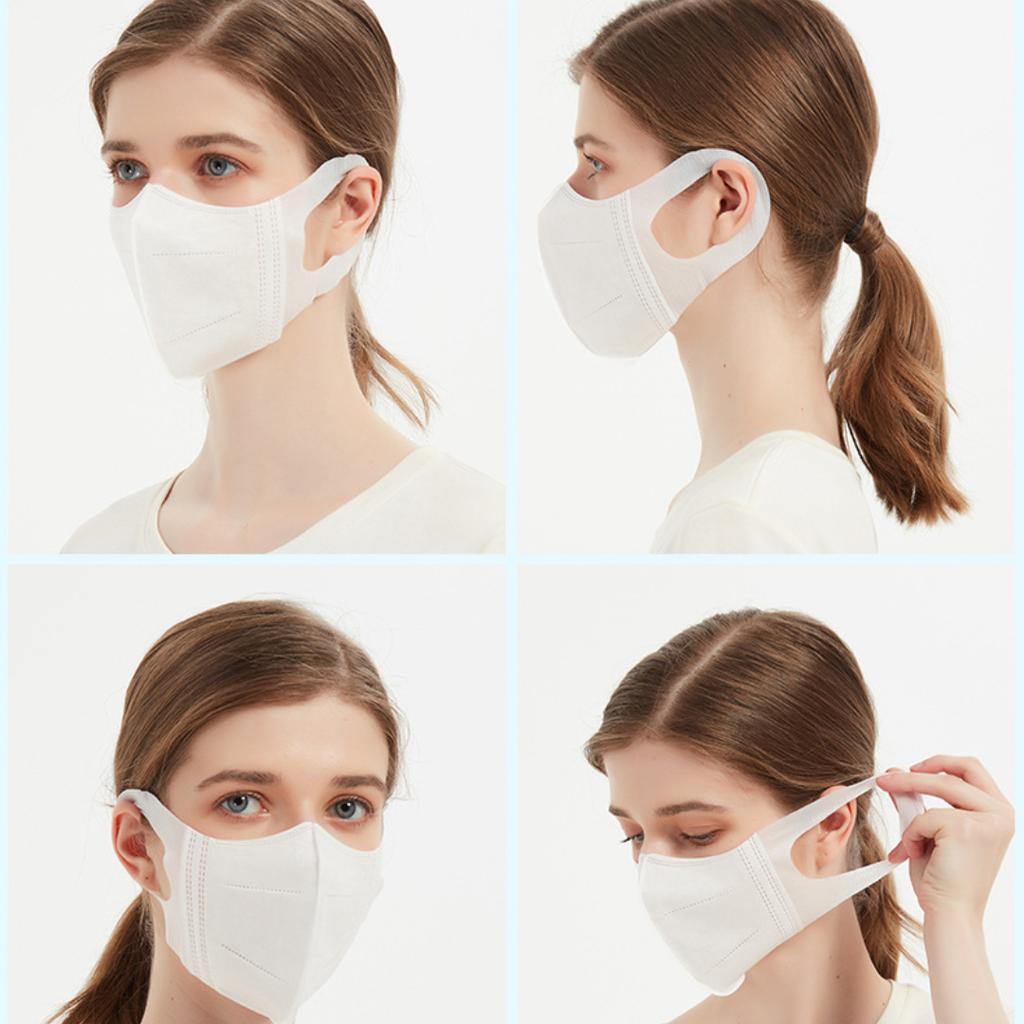 10-200PCS 3D Adult Mask 3 Layer Mascarilla CE Homologadas Disposable Masque Respirator Dustproof Face Mask