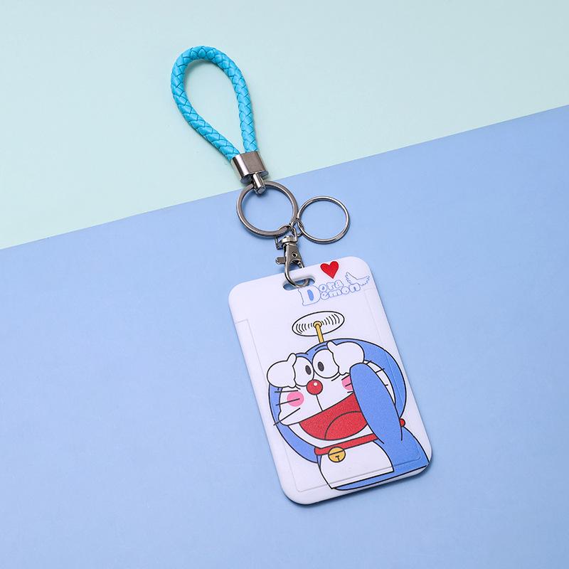 Doraemon Meal Card Holder - Cute Student & Work ID Lanyard, Access Control & Bus Card Holder