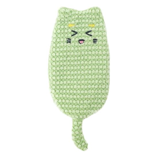 Игрушка для кошек со звуком шуршания Милая форма кошки Кикер-игрушка для котят Интерактивная плюшевая кикер-игрушка для кошек Снимает скуку для домашних кошек Развлечение Стимулирует котенка